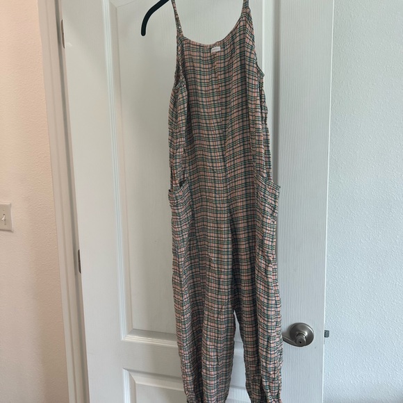 O’Neil Naya Plaid Jumpsuit SZ L - Picture 3 of 4
